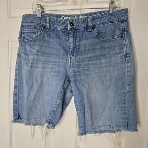 Tommy Hilfiger Mens Distressed Denim Cut Off‎ Shorts Boyfriend 34